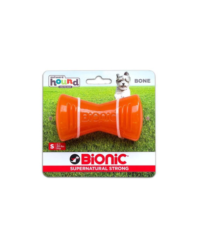 Игрушка для собак до 9кг Bionic Bone (Опак Бон) кость малая оранжевая 9х5х4см (bc30088)