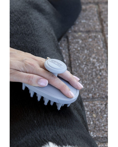 Щетка для ухода кожи и шерсти собак Dexas BrushBuster БрашБустер Серый (PW740429)