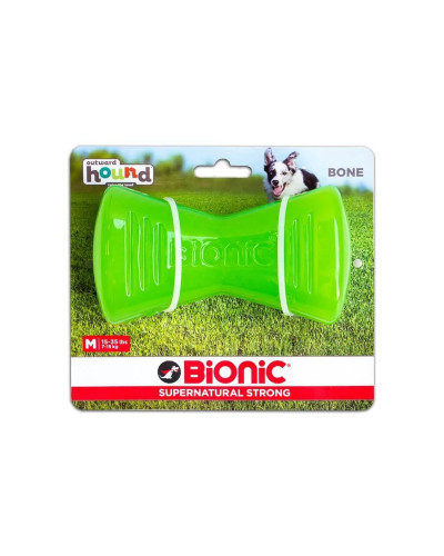 Іграшка для собак Bionic Bone (Опак Бон) кістка середня зелена (bc30092)