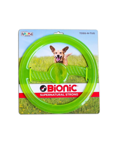 Іграшка для собак Bionic Opaque Toss-N-Tug Org (Опак Тосс-Н-Таг) кільце зелене (bc30074)