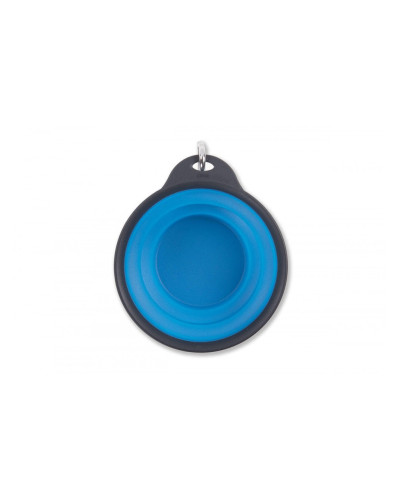 Складная миска для собак и котов Dexas Collapsible Travel Cup S c карабином 240 мл Голубой (PW2004322194)