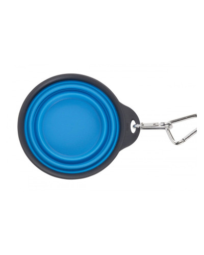 Складная миска для собак и котов Dexas Collapsible Travel Cup S c карабином 240 мл Голубой (PW2004322194)