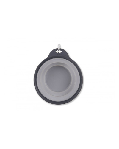Складная миска для собак и котов Dexas Collapsible Travel Cup М c карабином 480 мл Серый (PW210432429)