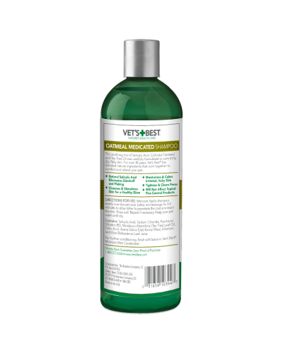 Шампунь Vet's Best Oatmeal Med Shampoo терапевтический для собак 470 мл (vb10344)