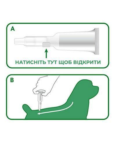 Vet`s Best Flea&Tick Drops Medium Краплі від бліх та кліщів для собак вагою від 7 кг до 18 кг