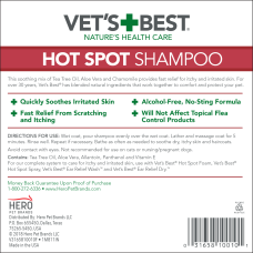 Шампунь Vet's Best Flea&Tick Shampoo 355 мл (vb10608)