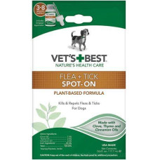 Vets Best FLEA TICK SPOT-ON BOTTLE краплі від бліх та кліщів для собак 17,7 мл