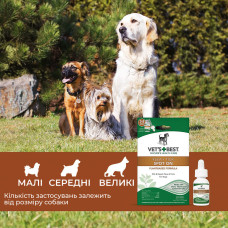 Vets Best FLEA TICK SPOT-ON BOTTLE краплі від бліх та кліщів для собак 17,7 мл