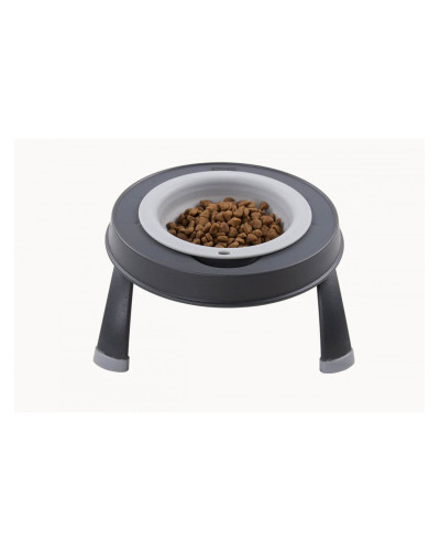 Миска для животных Dexas Single Elevated Feeder на складной подставке 360 мл серый (PW130432429)