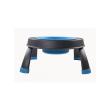 Миска для животных Dexas Single Elevated Feeder на складной подставке 360 мл голубой (PW1304322194)