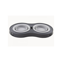 Миска двойная для животных Dexas Double Elevated Feeder на складной подставке 240 мл серый (PW100432429)