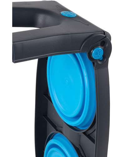 Миска двойная для животных Dexas Adjustable 2хPet Feeder с регулируемыми ножками 960 мл Голубой (PW1204322194)