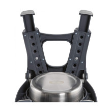 Миска двойная для животных Dexas Adjustable 2хPet Feeder со стали с регулируемыми ножками 960 мл (PW120432SS)