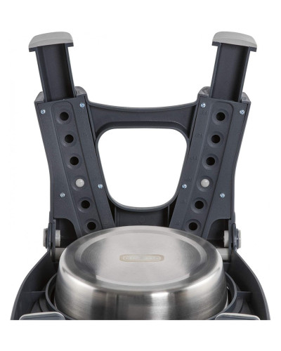 Миска двойная для животных Dexas Adjustable 2хPet Feeder со стали с регулируемыми ножками 960 мл (PW120432SS)