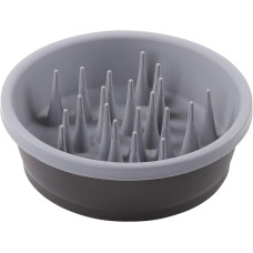 Миска для собак Dexas Slow Feeder Dog Bowl силіконова для повільного годування 1440 мл сірий (PW301-432-429)