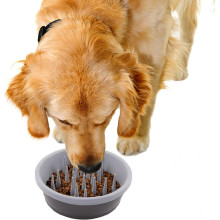 Миска для собак Dexas Slow Feeder Dog Bowl силіконова для повільного годування 1440 мл сірий (PW301-432-429)