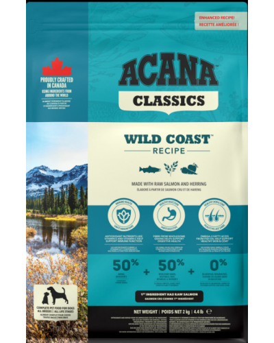 Сухий корм для собак всіх порід та всіх стадій життя ACANA Wild Coast Recipe Dog 2 кг (а56220)