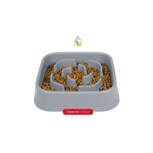 Миска для собак Dexas Slow Maze Feeder Dog Bowl для медленного кормления квадрат 1.44л серый (PW306429)