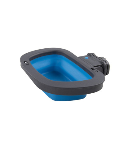 Миска складная для собак Dexas Collapsible Kennel Bowl с креплением на клетку 600 мл Голубой (PW2754322194)