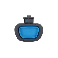 Миска складная для собак Dexas Collapsible Kennel Bowl с креплением на клетку 600 мл Голубой (PW2754322194)