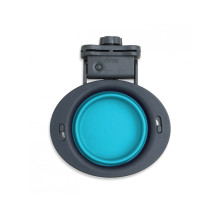 Миска складана для собак Dexas Collapsible Kennel Bowl з кріпленням на клітку 240 мл блакитний (PW2704322194)