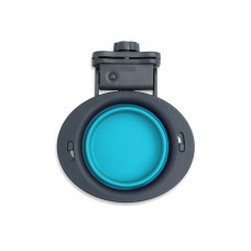 Миска складана для собак Dexas Collapsible Kennel Bowl з кріпленням на клітку 240 мл блакитний (PW2704322194)