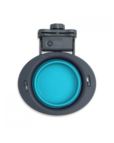 Миска складная для собак Dexas Collapsible Kennel Bowl с креплением на клетку 240 мл голубой (PW2704322194)