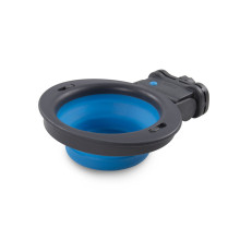 Миска складана для собак Dexas Collapsible Kennel Bowl з кріпленням на клітку 240 мл блакитний (PW2704322194)
