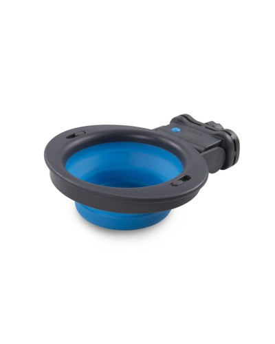 Миска складная для собак Dexas Collapsible Kennel Bowl с креплением на клетку 240 мл голубой (PW2704322194)