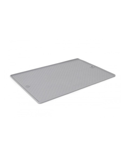 Килимок антиковзкий під миски Dexas Bowl Grippmat М для собак та котів 43х57 см Сірий (PW950429)