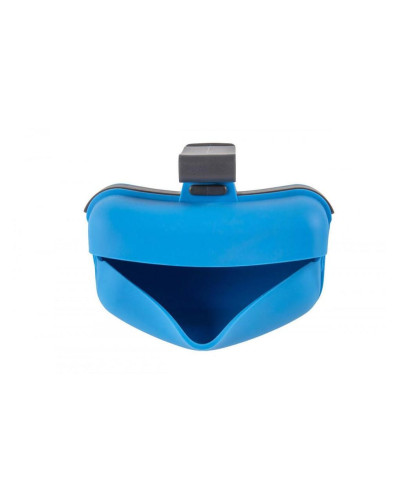 Сумка під ласощі для собак Dexas Pooch Pouch силіконова з кліпсою на пояс Блакитний (PW6002194)