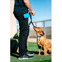 Сумка під ласощі для собак Dexas Pooch Pouch силіконова з кліпсою на пояс Блакитний (PW6002194)