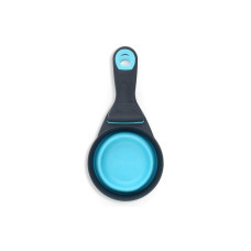 Мірна склянка для корму Dexas Collapsible KlipScoop складана на кліпсі 120 мл Блакитний (PW6504322194)