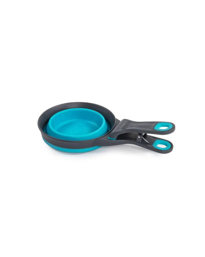Мерный стакан для корма Dexas Collapsible KlipScoop складной на клипсе 120 мл Голубой (PW6504322194)