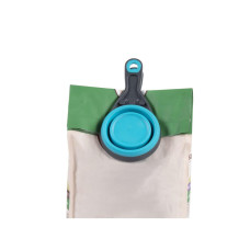 Мірна склянка для корму Dexas Collapsible KlipScoop складана на кліпсі 120 мл Блакитний (PW6504322194)