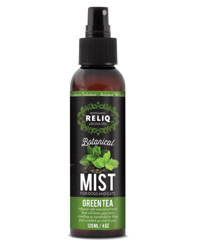 Спрей-одеколон для собак Reliq Green Tea Botanical Mist із ароматом зеленого чаю 120 мл (M120-GTA)
