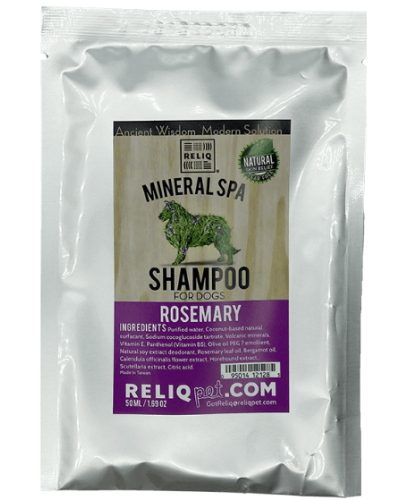 Шампунь Reliq Mineral SPA Shampoo Rosemary для собак с экстрактом розмарина 50 мл (S50T-RMY)