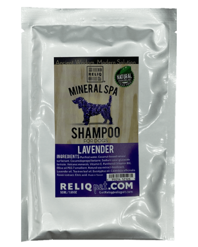 Шампунь Reliq Mineral Spa Shampoo Lavander  для собак із екстрактом лаванди 50 мл (S50T-LAV)