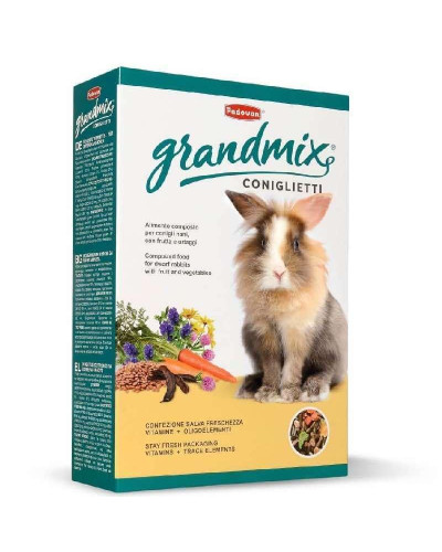 Корм для кроликів Padovan GrandMix Coniglietti 850 г (PP00189)
