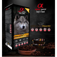 Корм для собак напіввологий Alpha Spirit Poultry Box беззерновий (200г х45) 9 кг (as3003209)