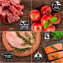 Корм для собак напіввологий Alpha Spirit Wild Only Fish Box беззерновий (200г х45) 9 кг (as3002209)