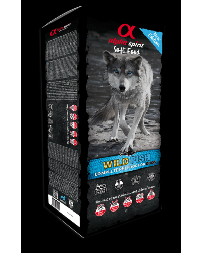 Корм для собак напіввологий Alpha Spirit Wild Only Fish беззерновий 200 г (as3002209m)