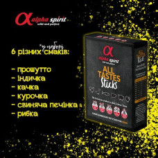 Ласощі для собак Alpha Spirit ALL 6 Sticks напіввологі беззернові палички асорті (6х4) 240г (as5109405)