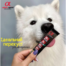 Ласощі для собак Alpha Spirit Sticks напіввологі беззернові палички з качкою 16 шт х10 г (as5108415)