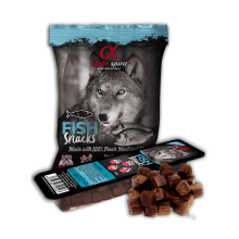 Ласощі для собак Alpha Spirit Snacks напіввологі беззернові кубики з рибою 35 г (as4007335)