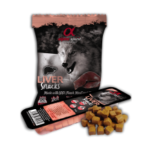 Лакомства для собак Alpha Spirit Snacks полувлажные беззерновые кубики с печенью 50 г (as4006350)