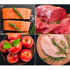 Повнораціонний вологий корм Alpha Spirit Anchovy with Red Apple з анчоусами та яблуками для дорослих собак 400 г (as576314)