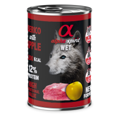Повнораціонний вологий корм Alpha Spirit Iberian Pork w/Apple іберійська свинина/яблуко для дорослих собак 400 г (as576185)