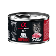 Влажный корм Alpha Spirit Iberico Pork Protein с иберийской свинины для взрослых котов 200 г (as311186)