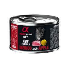 Влажный корм Alpha Spirit Iberian Pork with Apple со свининой и яблоками для взрослых котов 200 г (as311254)